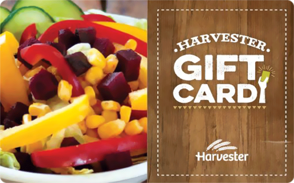 Harvester Gift card