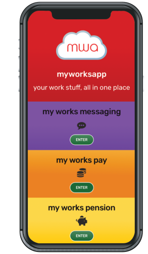 myworksapp on iPhone
