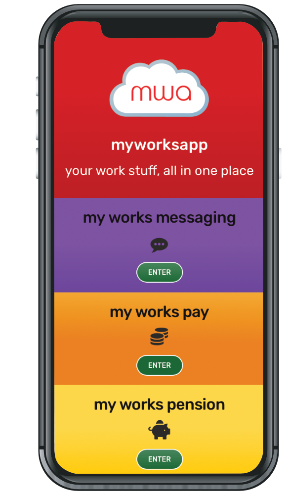 myworksapp on iPhone