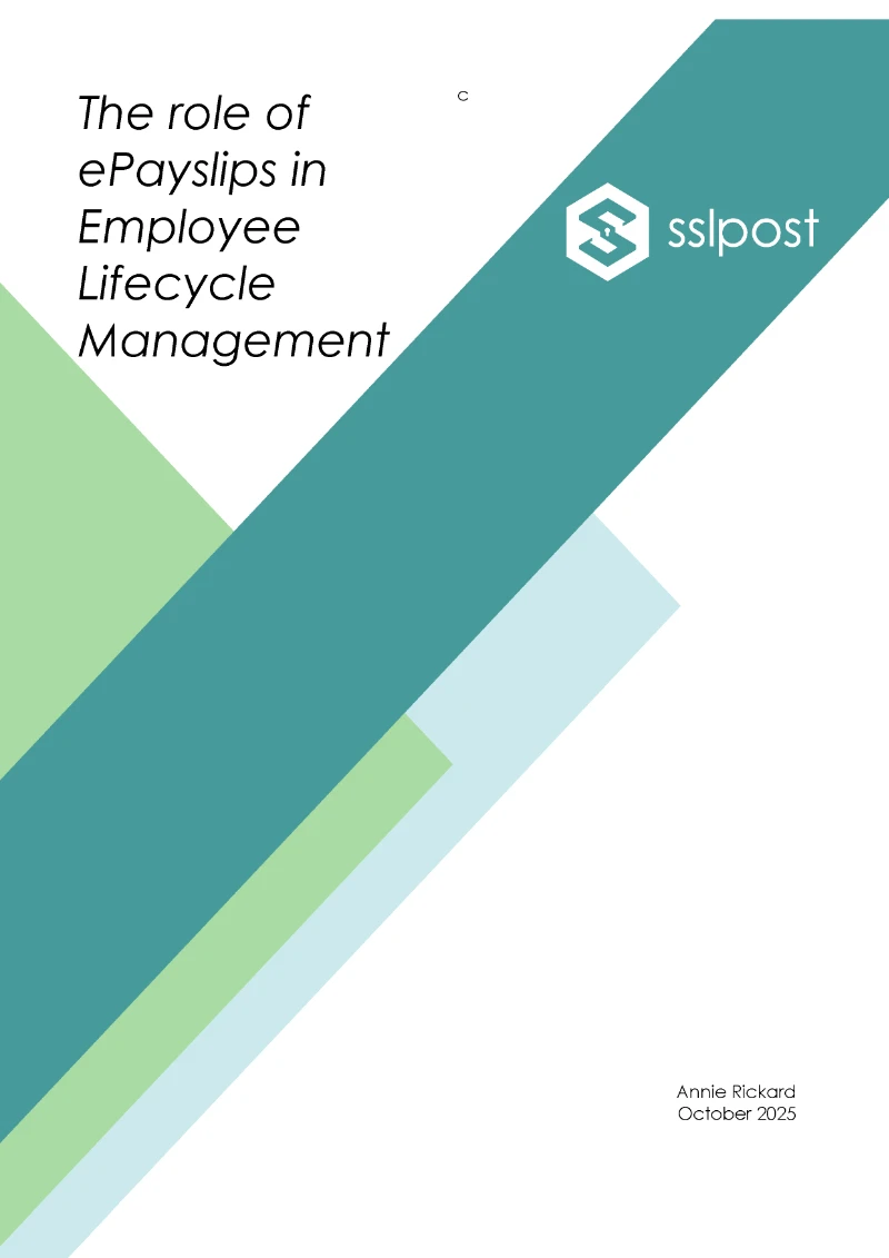 The role of epayslips in Employee Lifecycle Management whitepaper pdf download